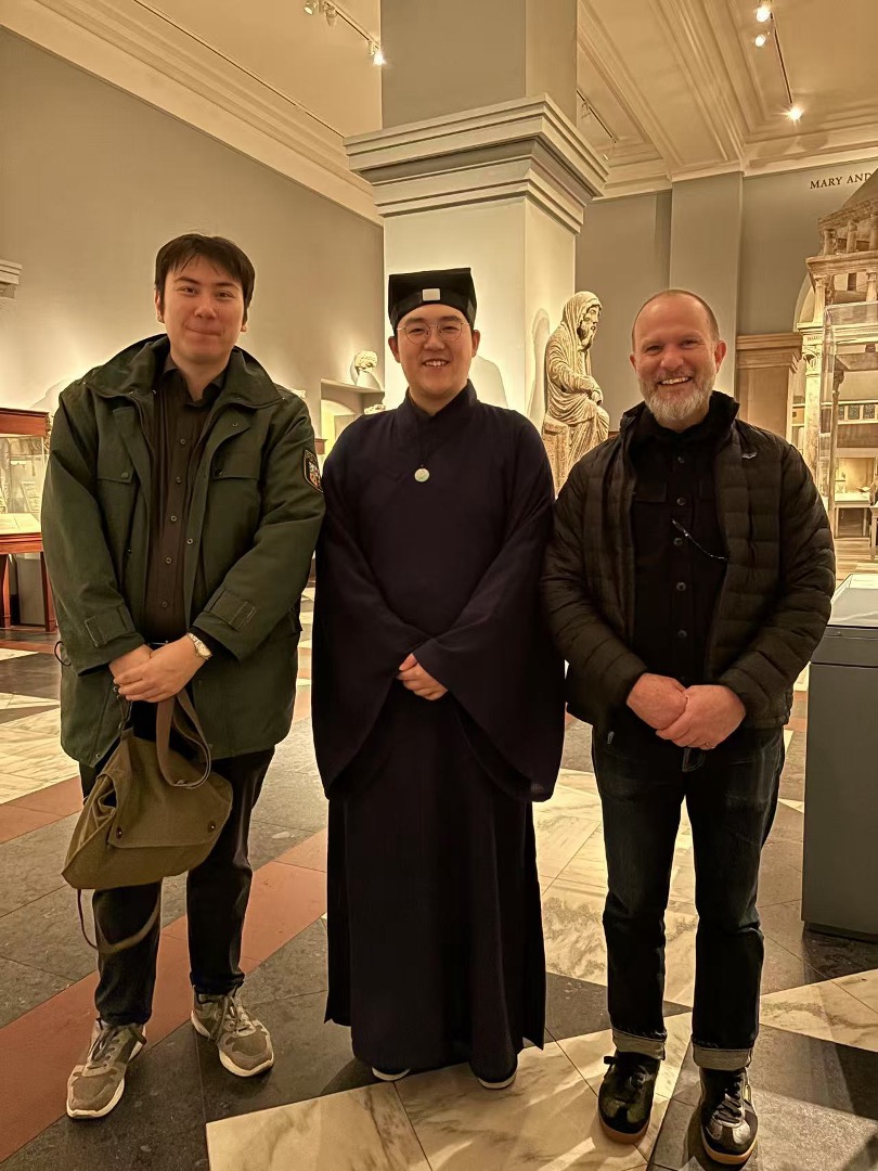 与美国青云道院联谊